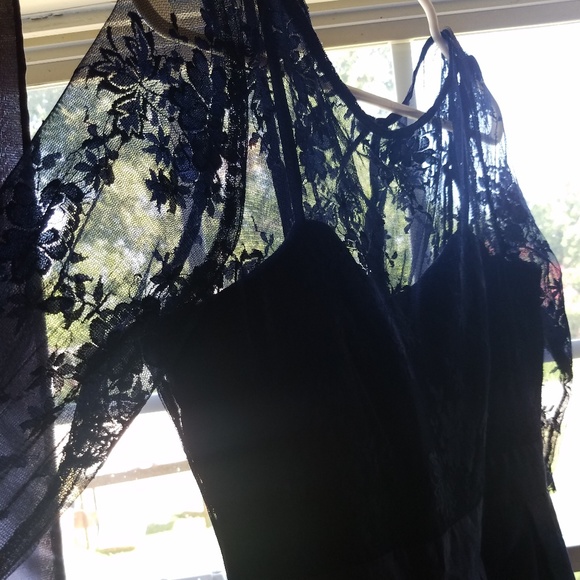 Beautiful Navy Blue Dress - Picture 3 of 4